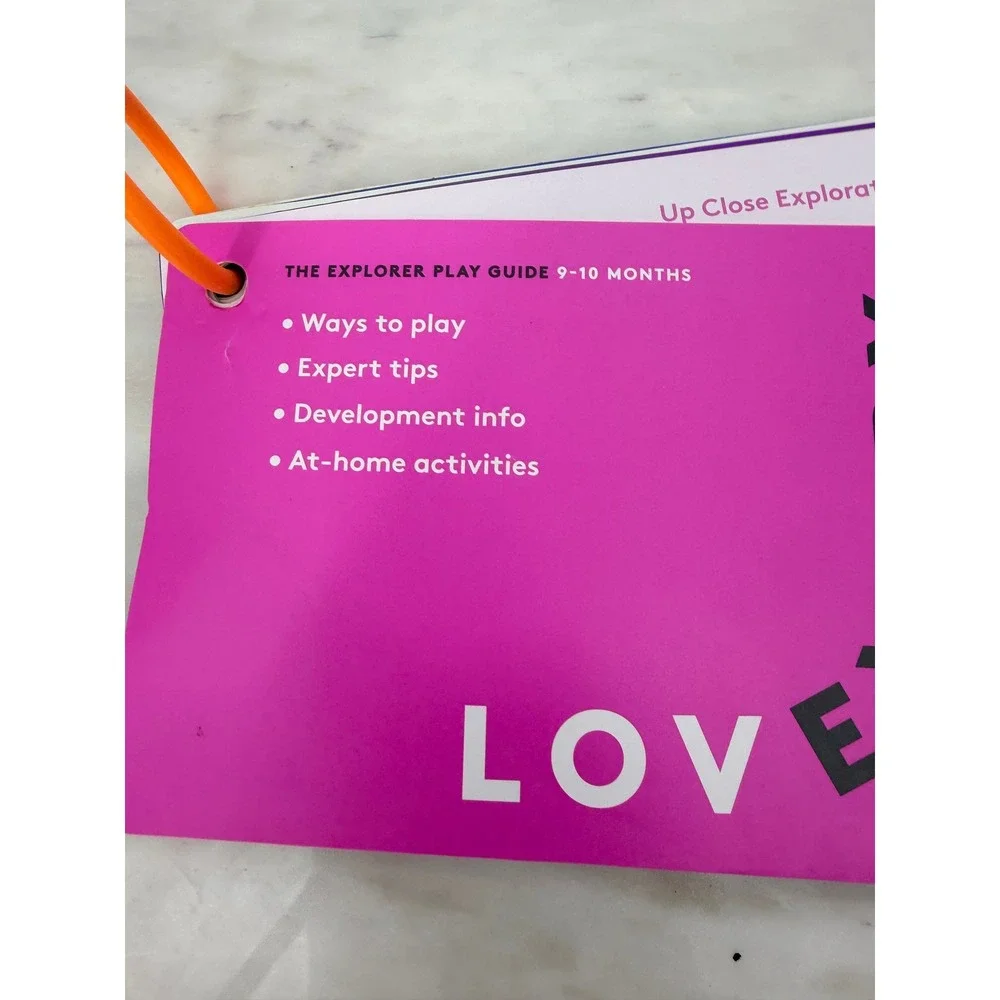 Lovevery The Explorer Play Guide 9-10 Months Baby Development Activity Cards